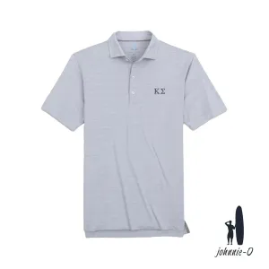 Kappa Sig Johnnie-O Heather Grey Polo
