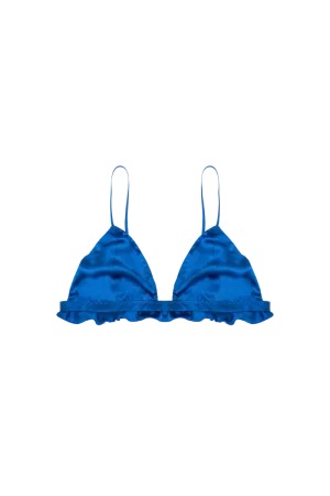 KIM: AZULINE SILK BRA TOP