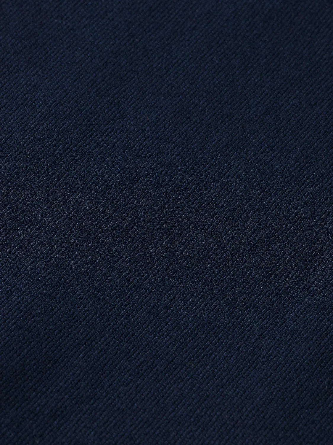 Knitted Long Sleeve Polo - Navy