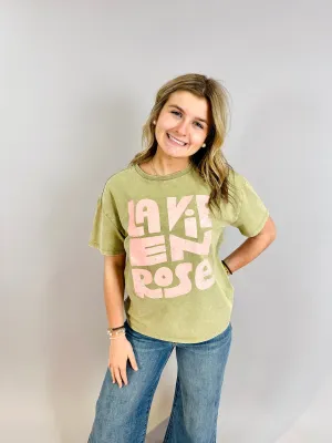 La Vie En Rose Tee