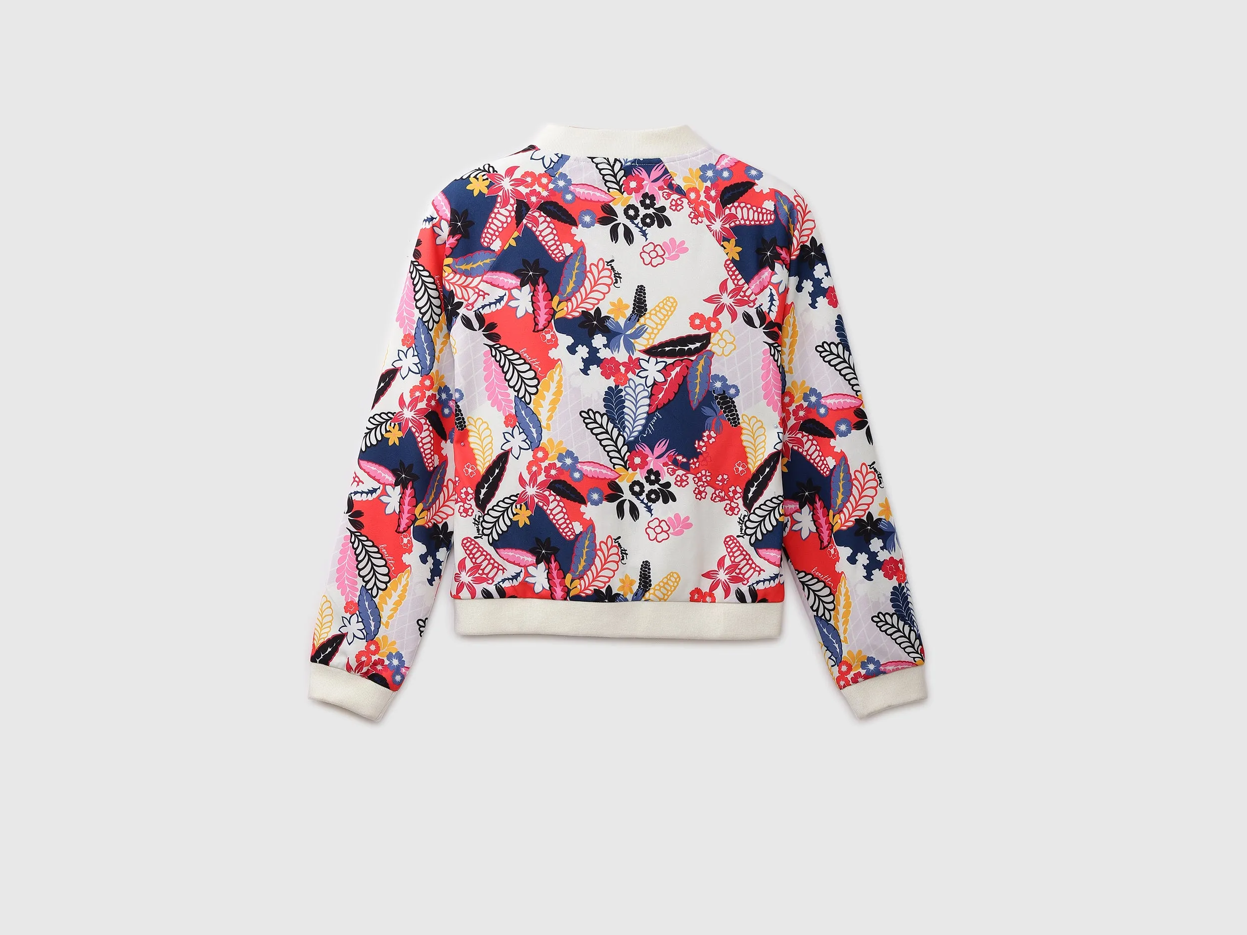 Ladies Printed Bomber Jacket