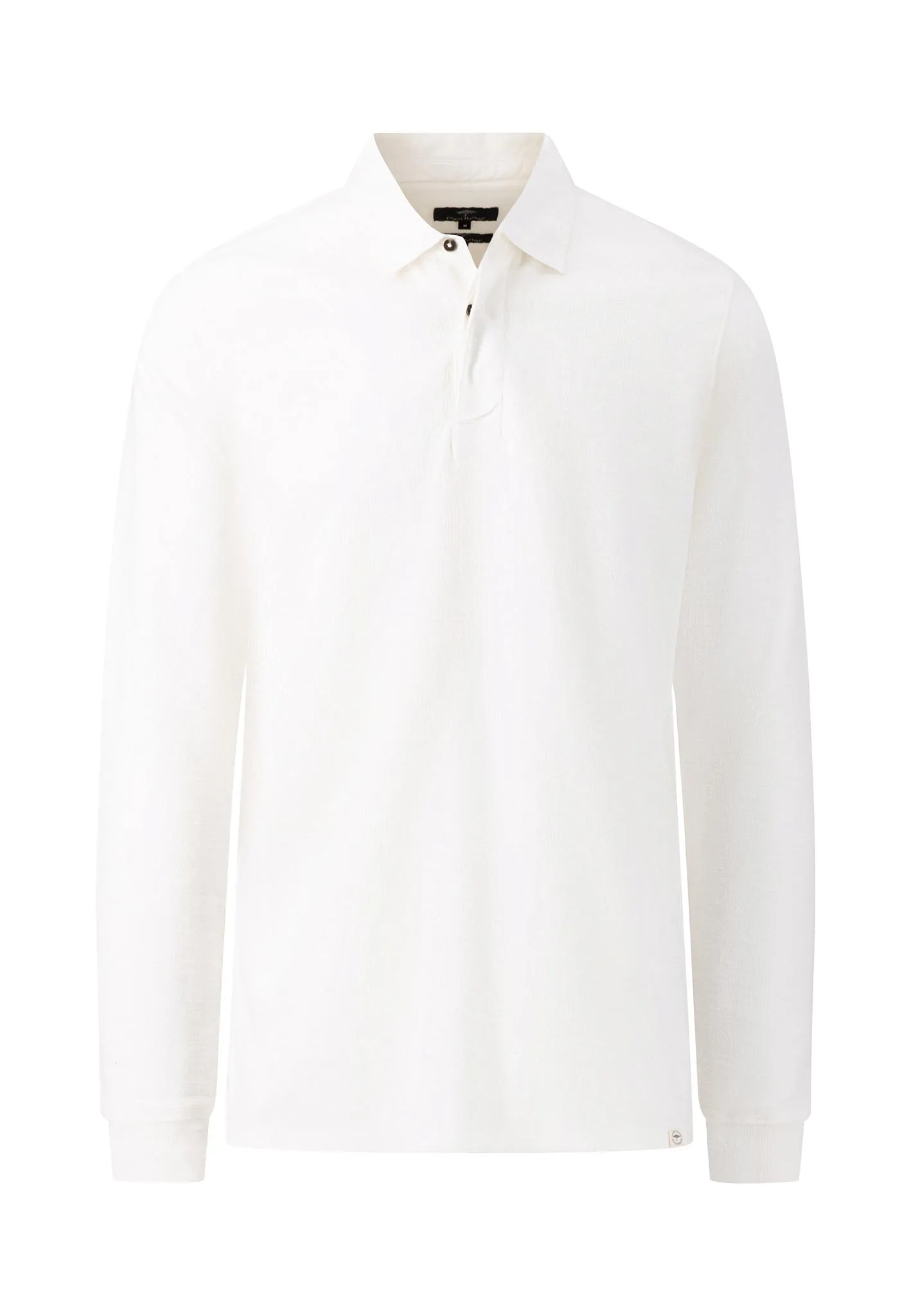 Langarm-Shirt mit Polo-Kragen