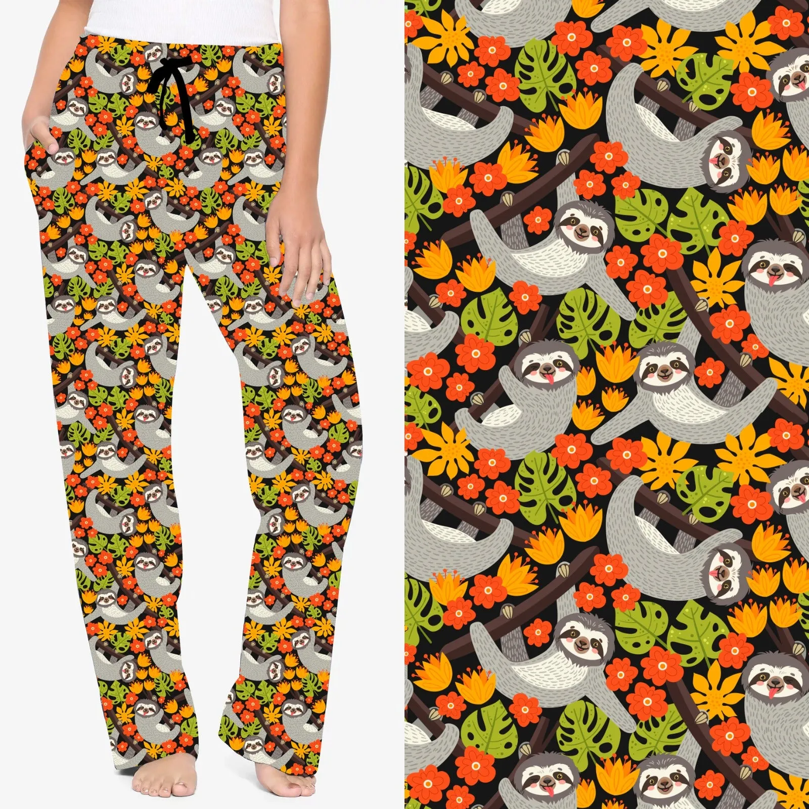 Lazy Day Sloth Lounge Pants
