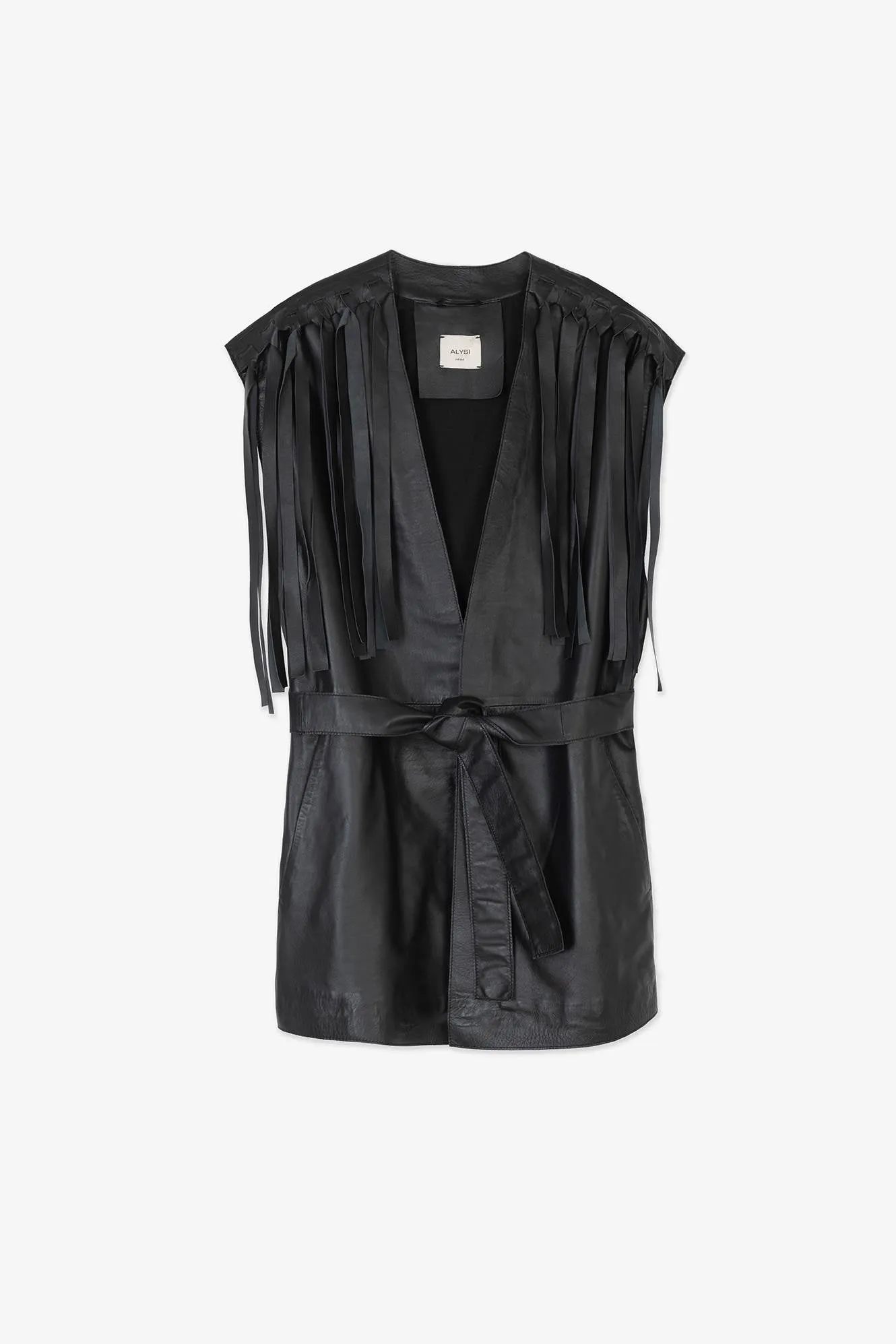 LEATHER GILET