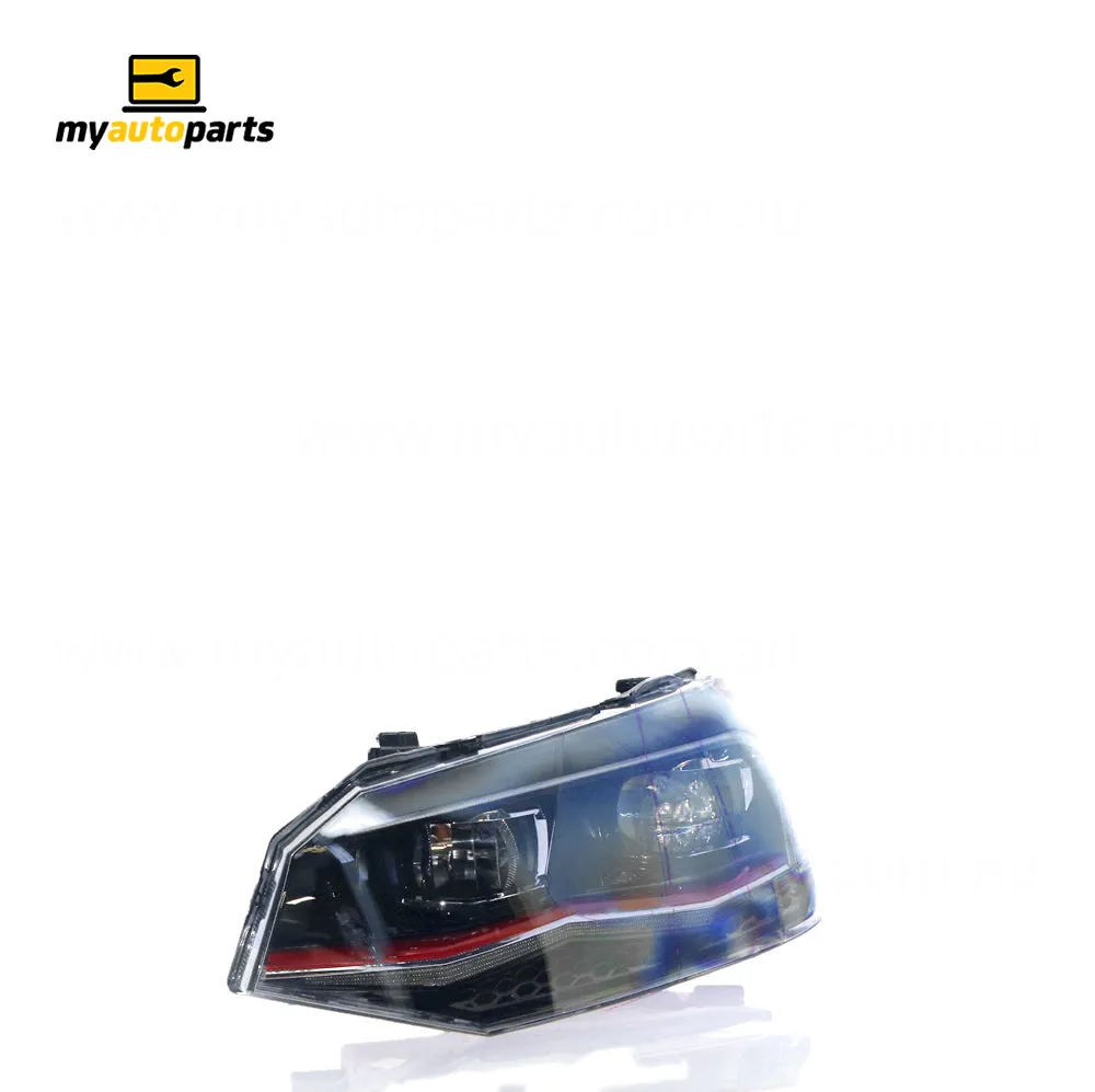 LED Head Lamp Passenger Side Genuine Suits Volkswagen Polo AW 2018 to 2021