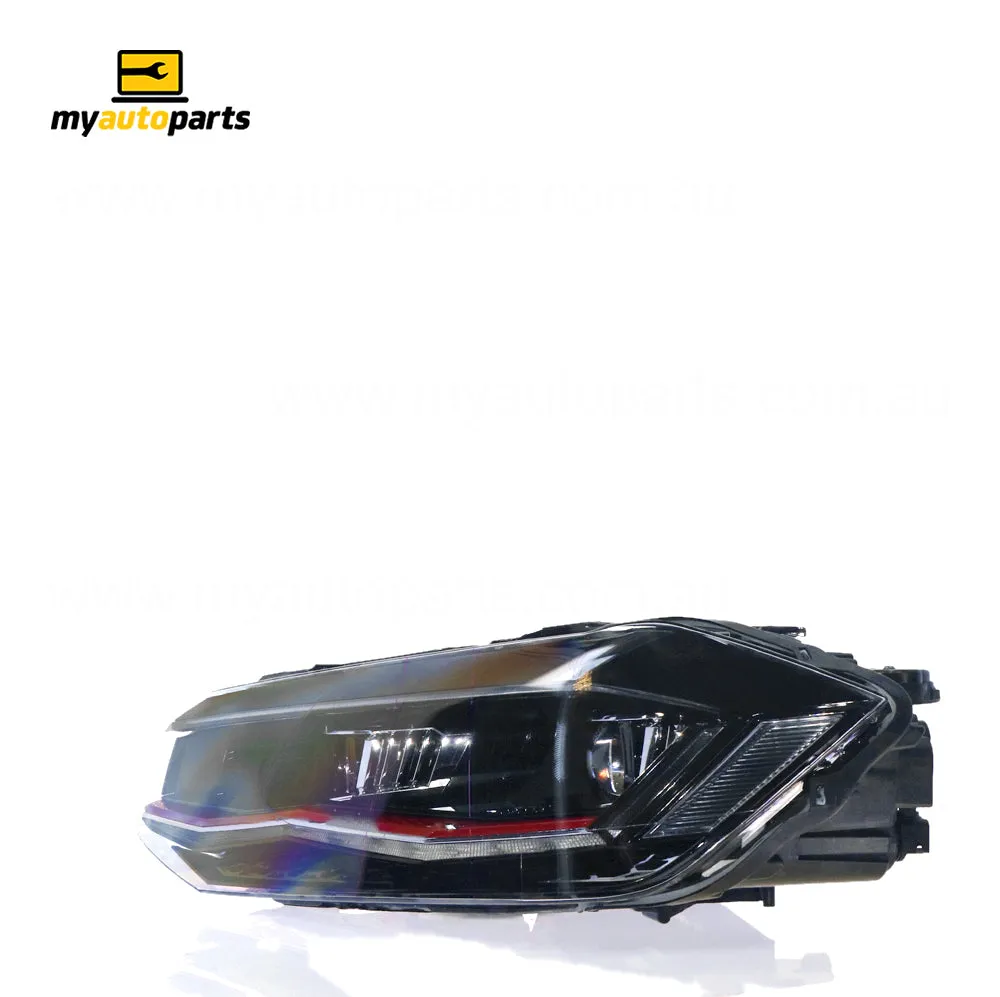 LED Head Lamp Passenger Side Genuine Suits Volkswagen Polo AW 2018 to 2021