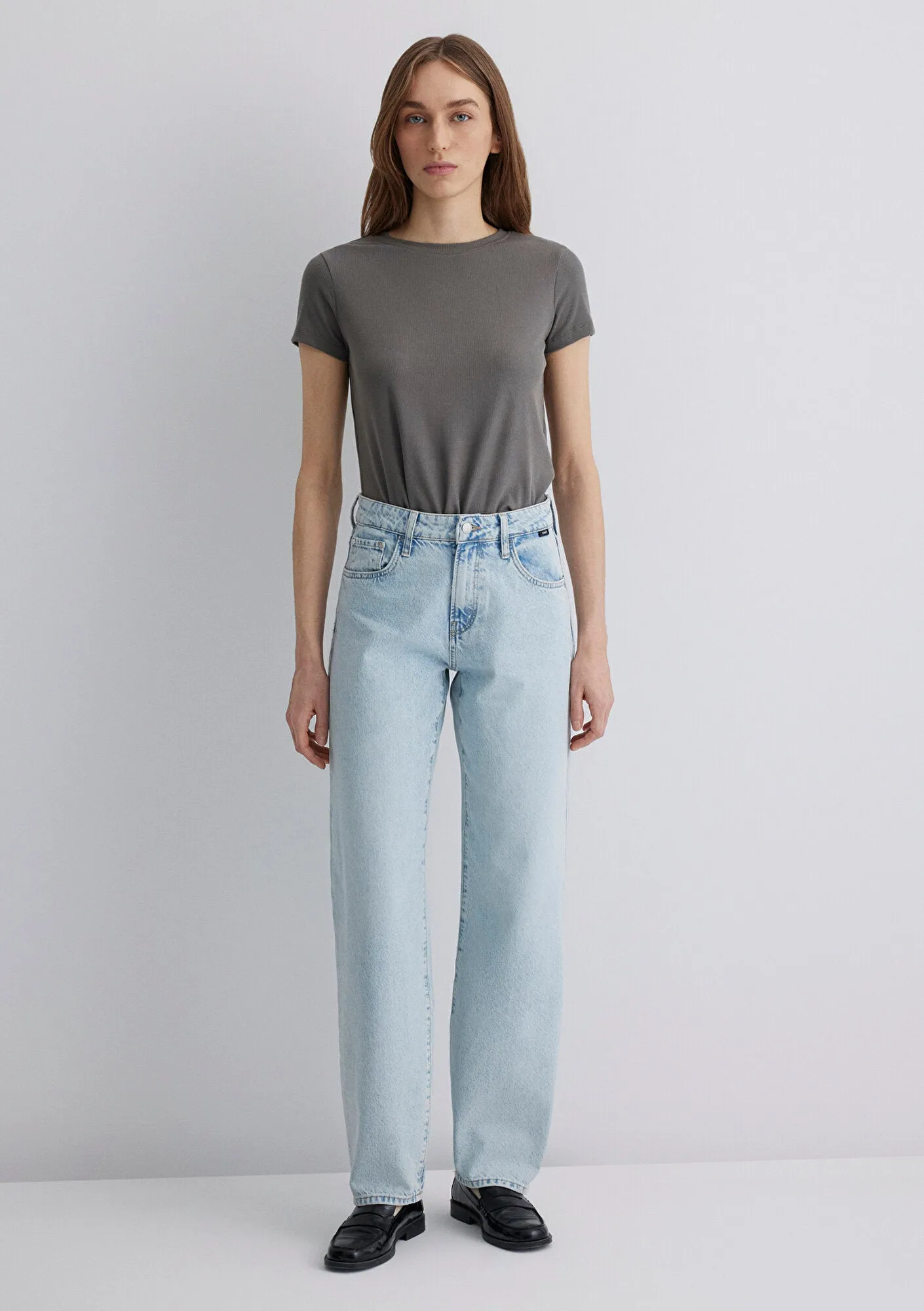 Leila Bleached Mavi Premium Jean Pants