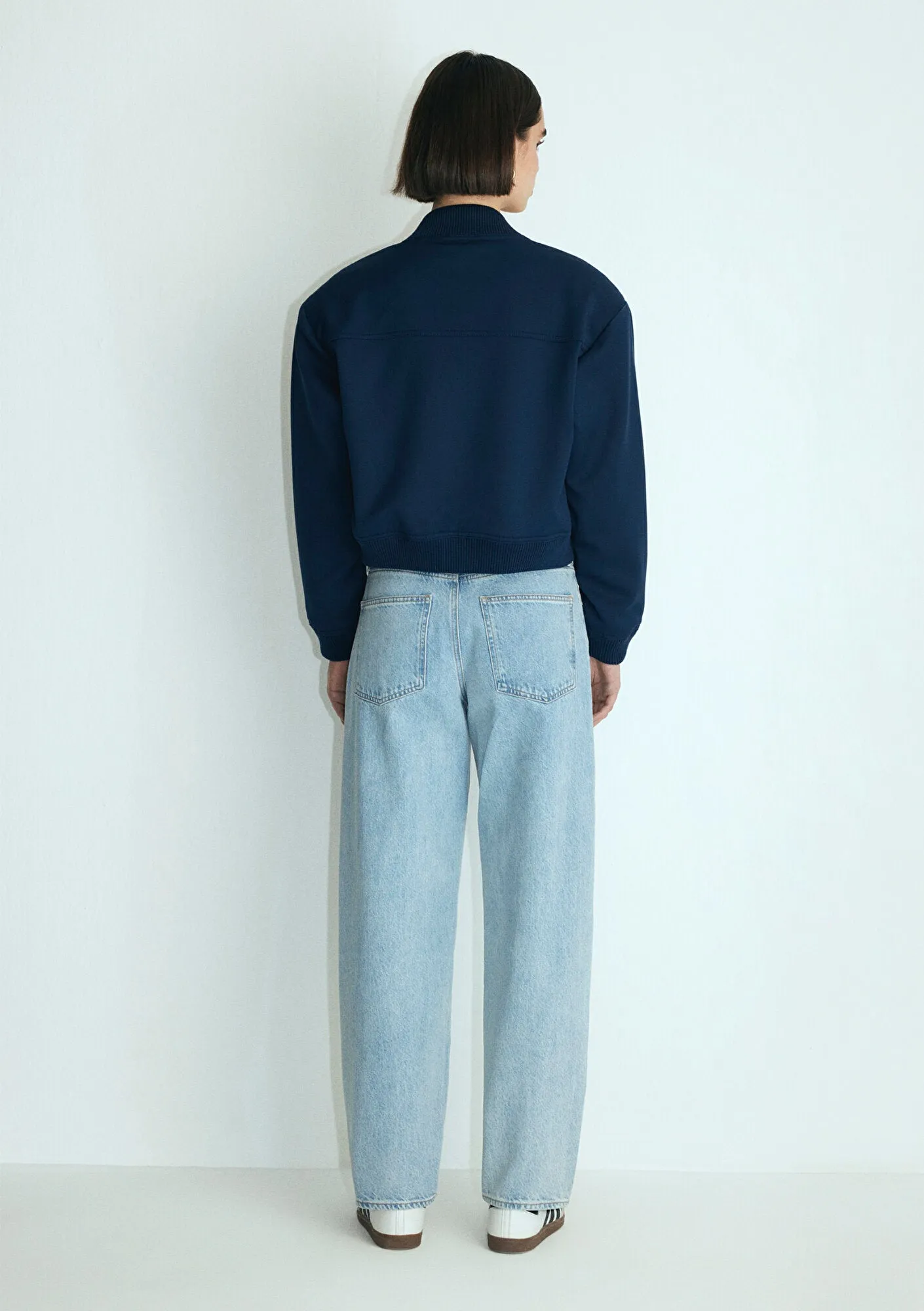 Leila Bleached Real Blue Jean Pants