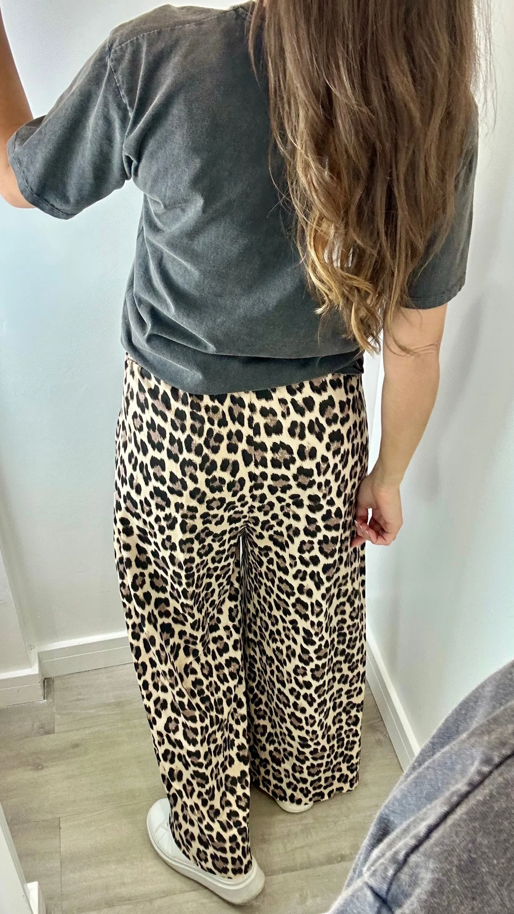 LEOPARD PALAZZO PANT
