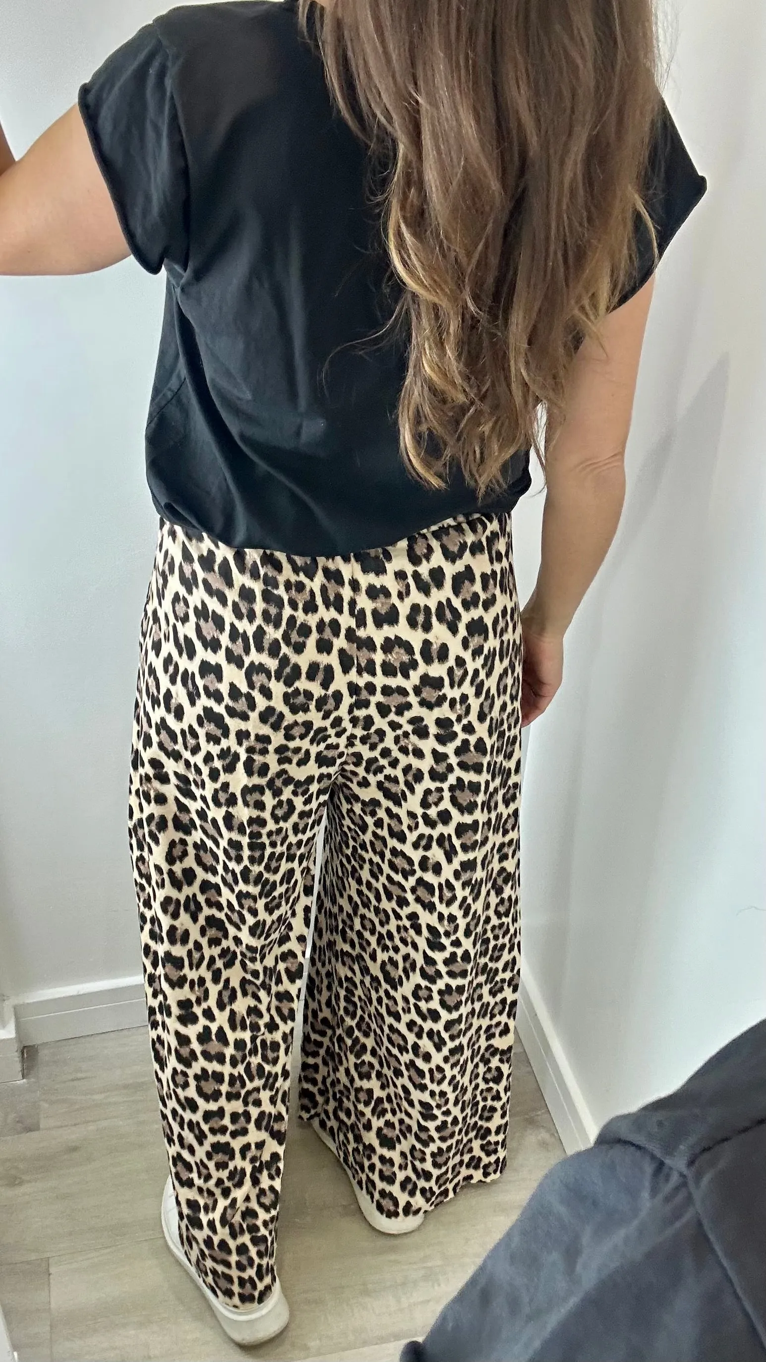 LEOPARD PALAZZO PANT