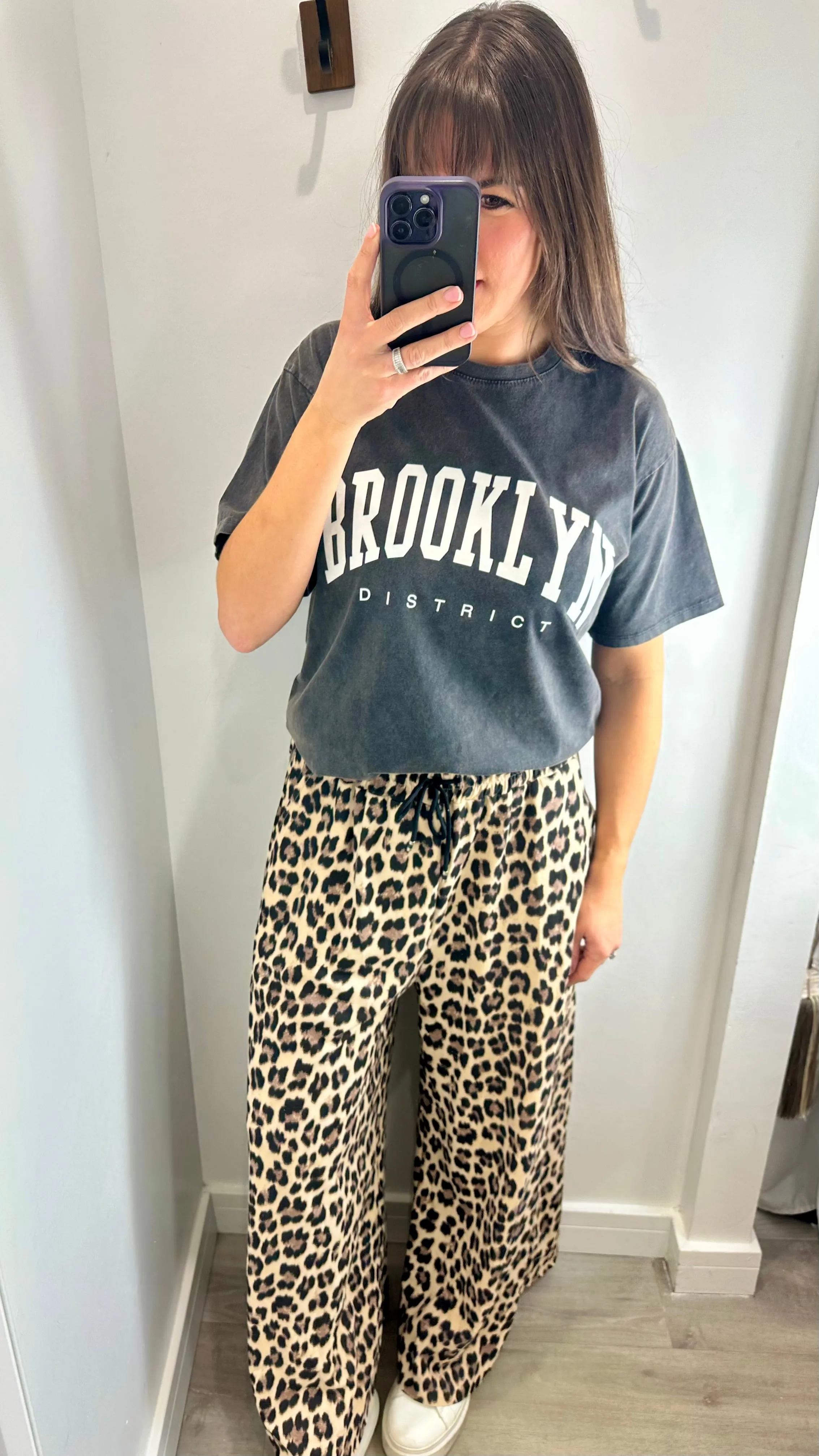 LEOPARD PALAZZO PANT