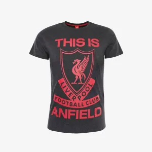 LFC Adults This Is Anfield Charcoal Tee