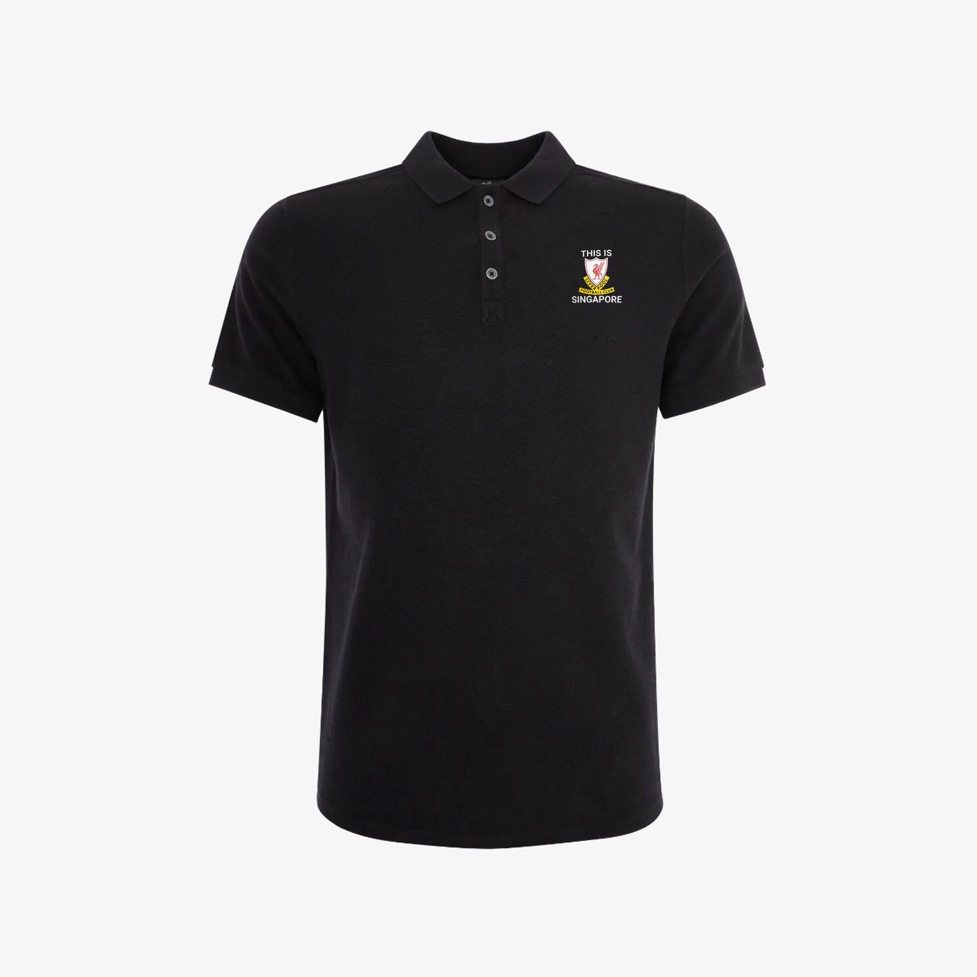 LFC This Is Singapore Black Polo
