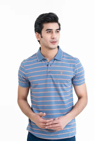 Light Blue Collar T-Shirt