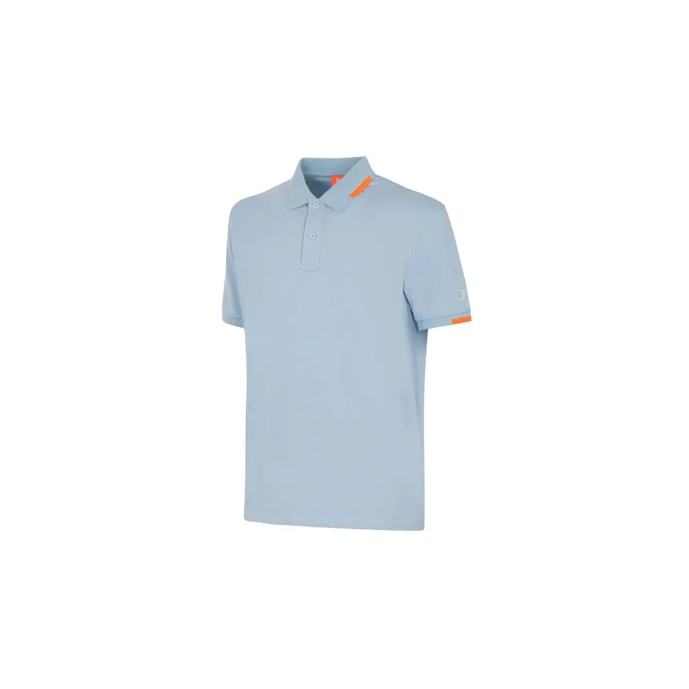 Light Blue Cotton Polo Shirt