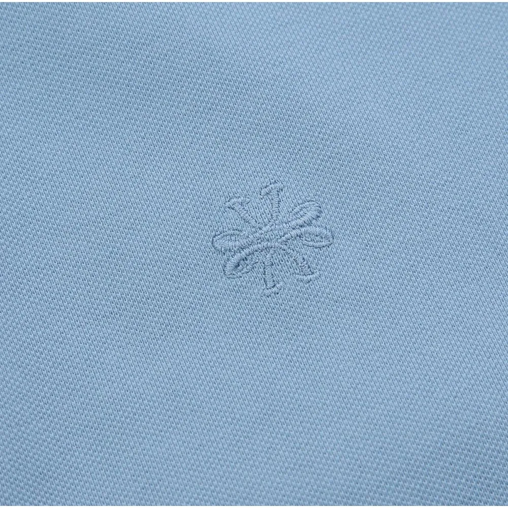 Light Blue Cotton Polo Shirt