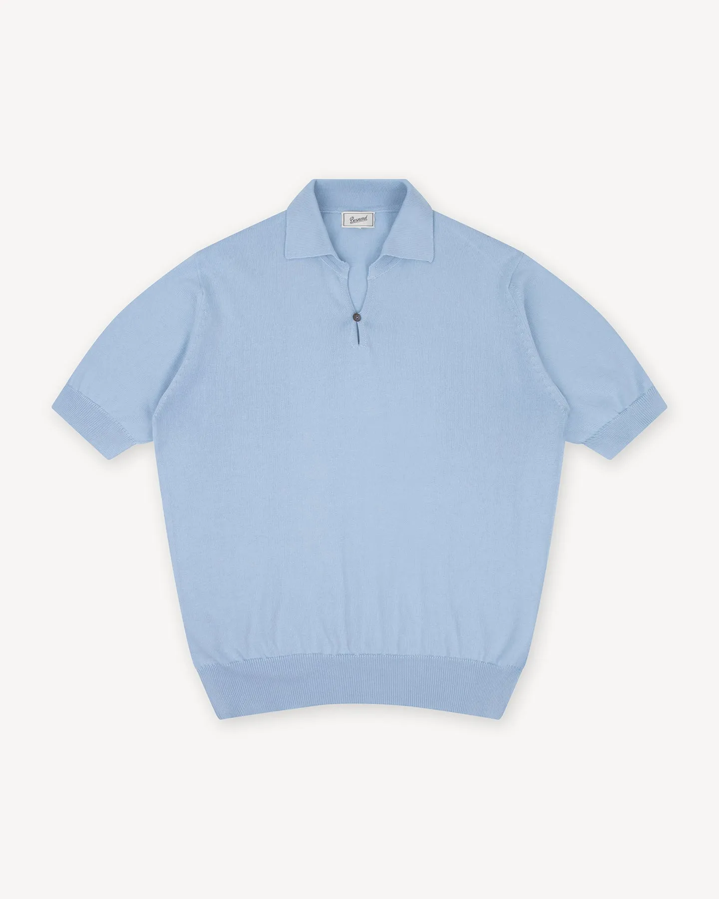 Light Blue Cotton Skipper Polo