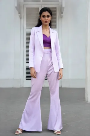 Lilac Bloom Blazer Set