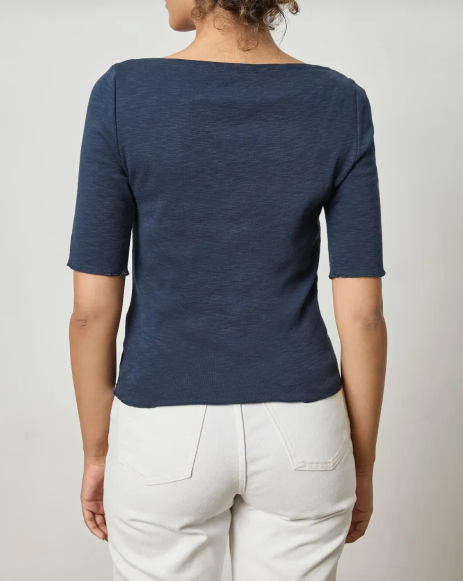 LILLA P ELBOW SLEEVE BOATNECK