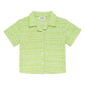 Lime Icing Mini Button Down Shirt