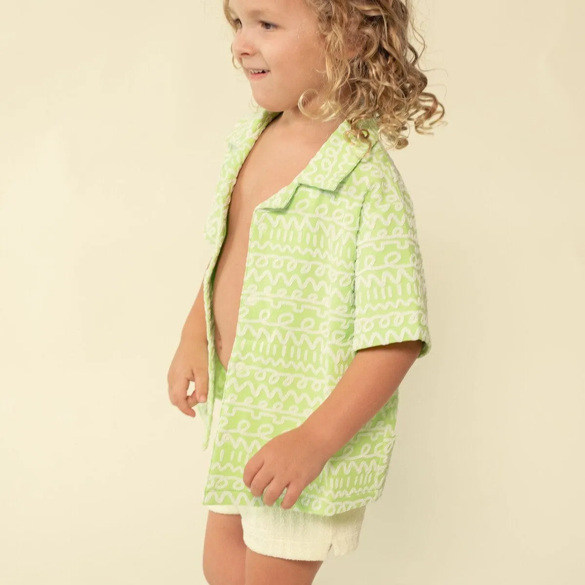 Lime Icing Mini Button Down Shirt