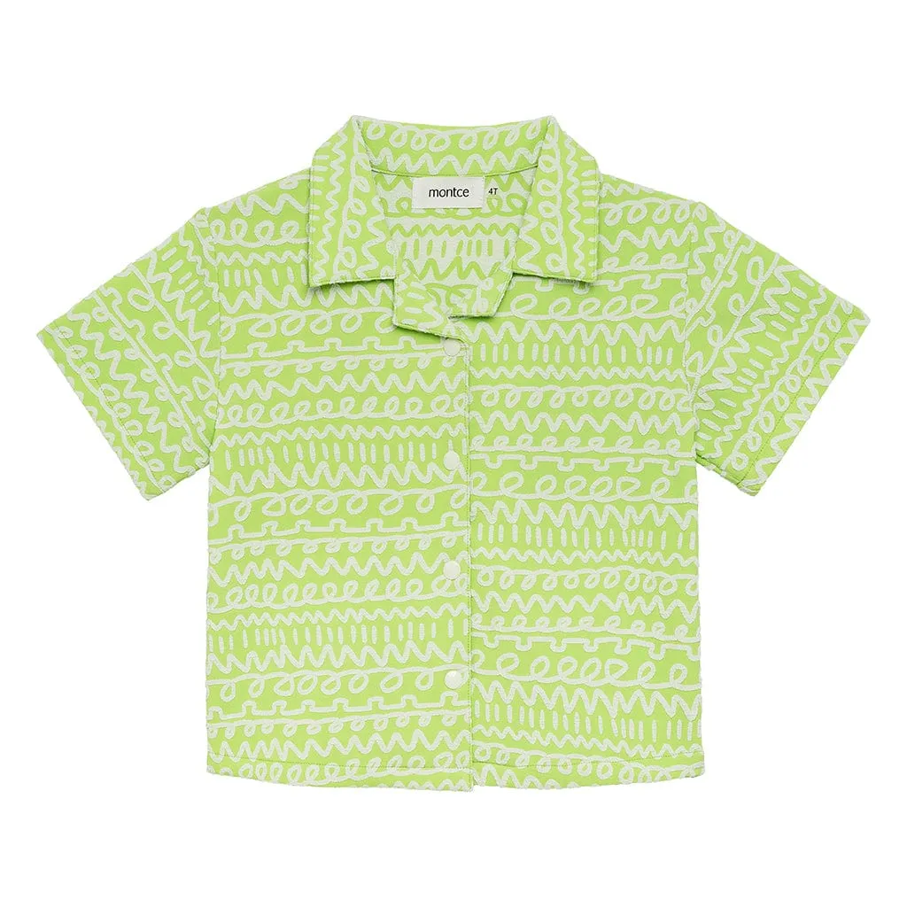 Lime Icing Mini Button Down Shirt