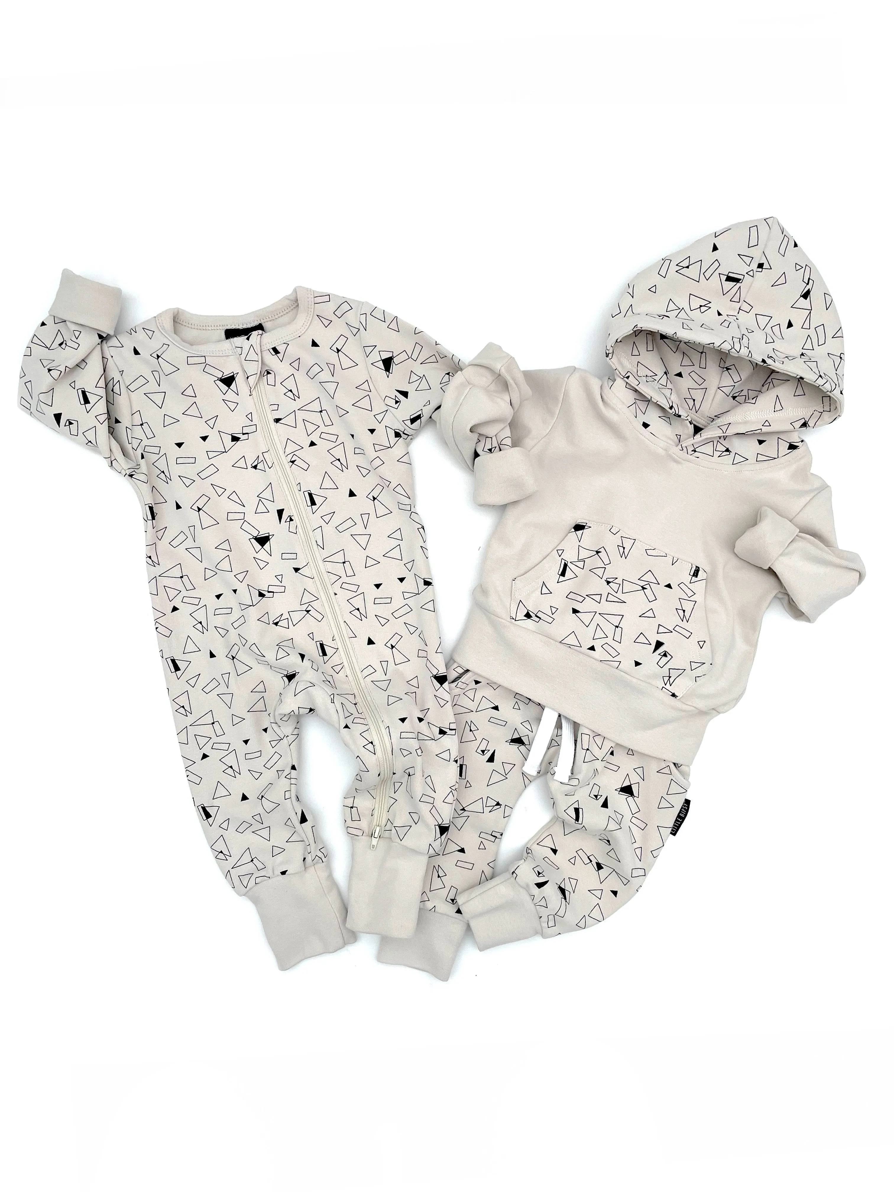 Little Bipsy Triangle Joggers - Almond