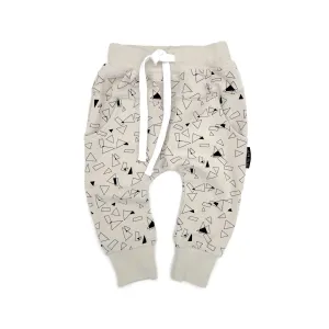 Little Bipsy Triangle Joggers - Almond