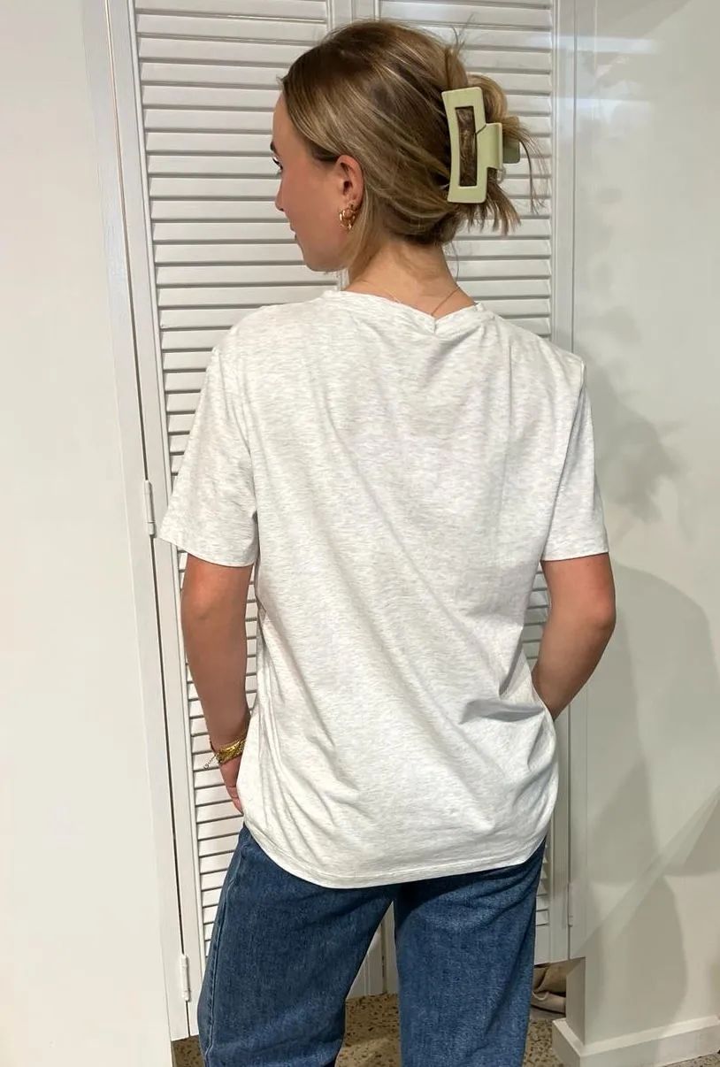 LITTLE LIES Athens Tee - Grey