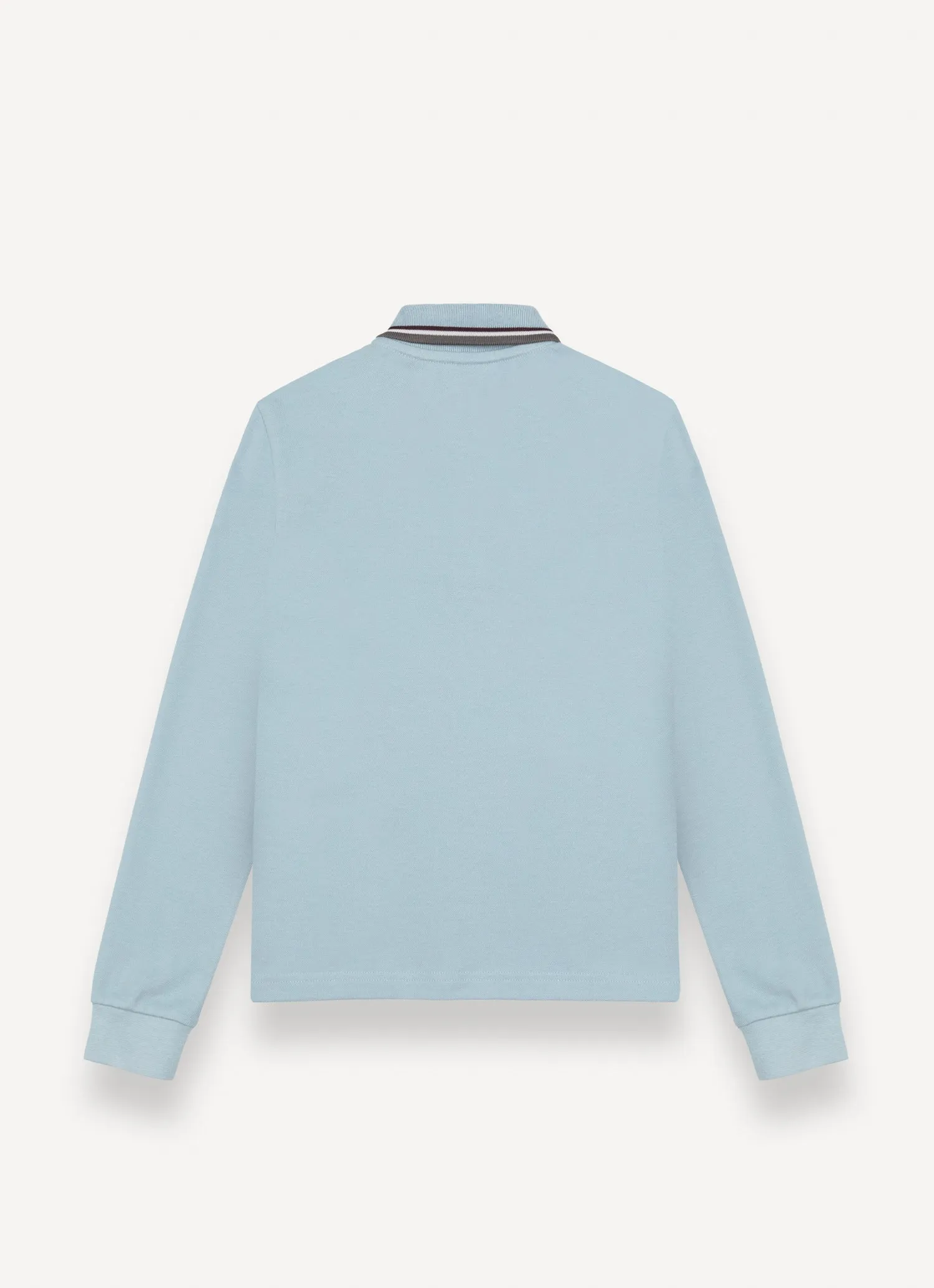 Long sleeve light blue polo by Colmar