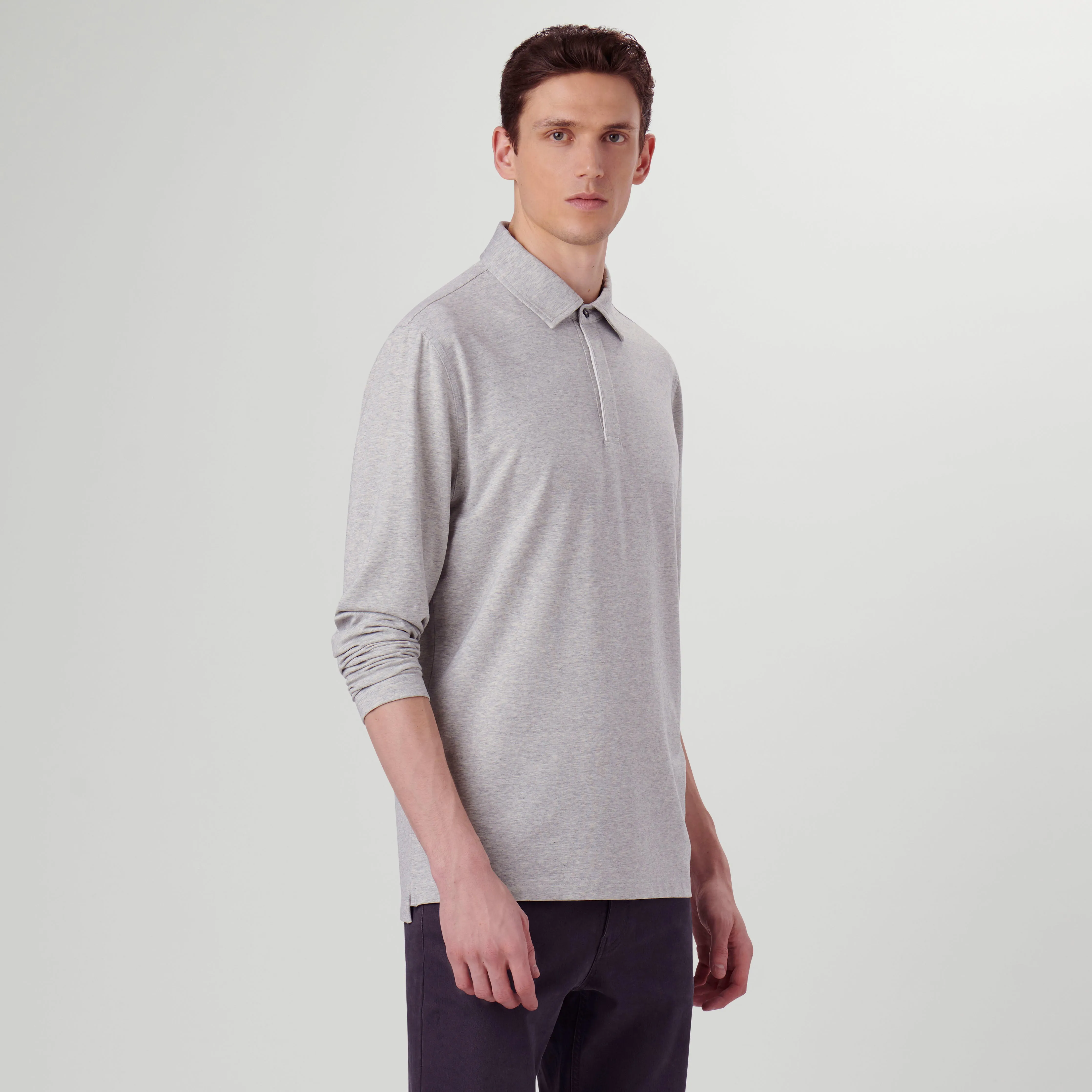 Long-sleeved Polo Shirt