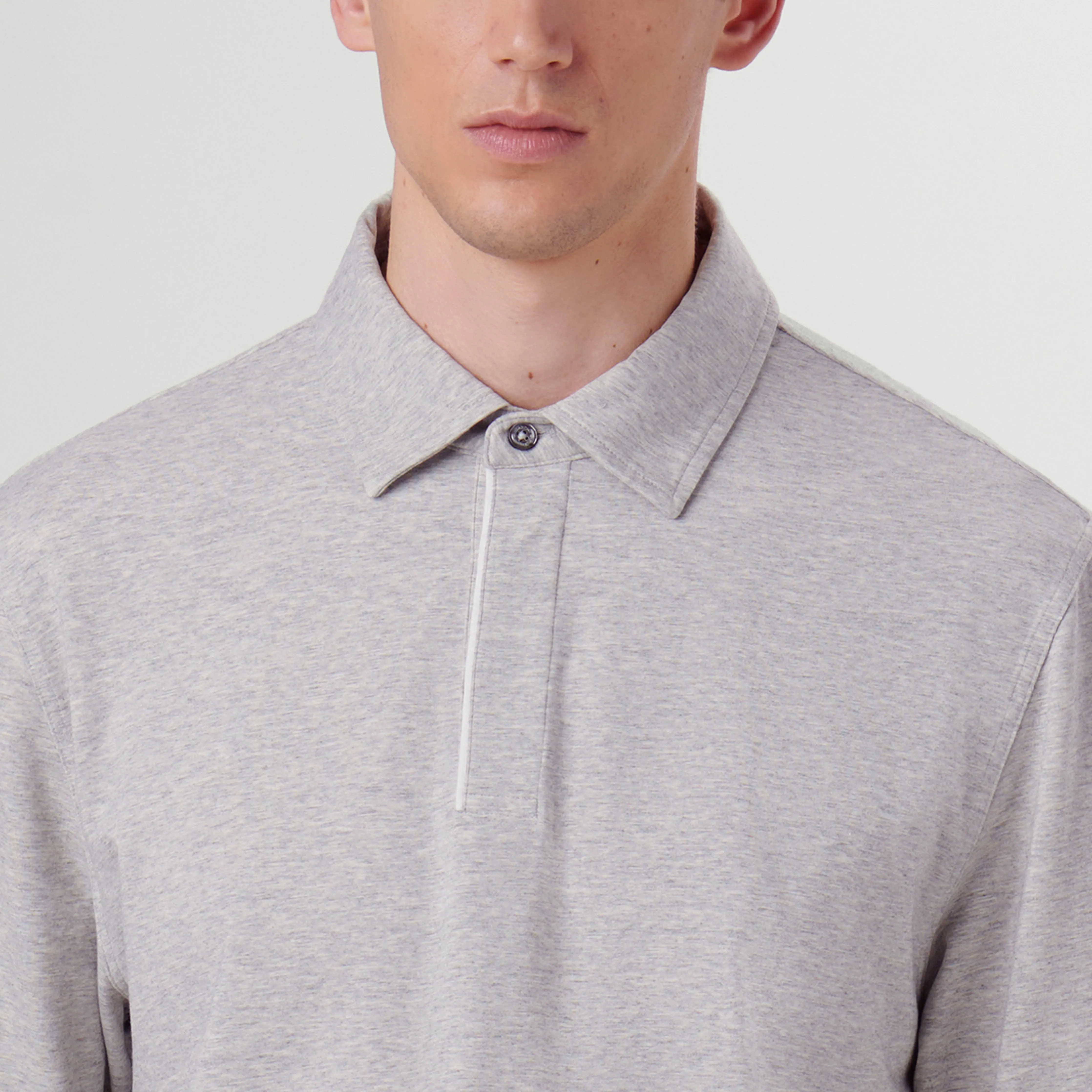 Long-sleeved Polo Shirt