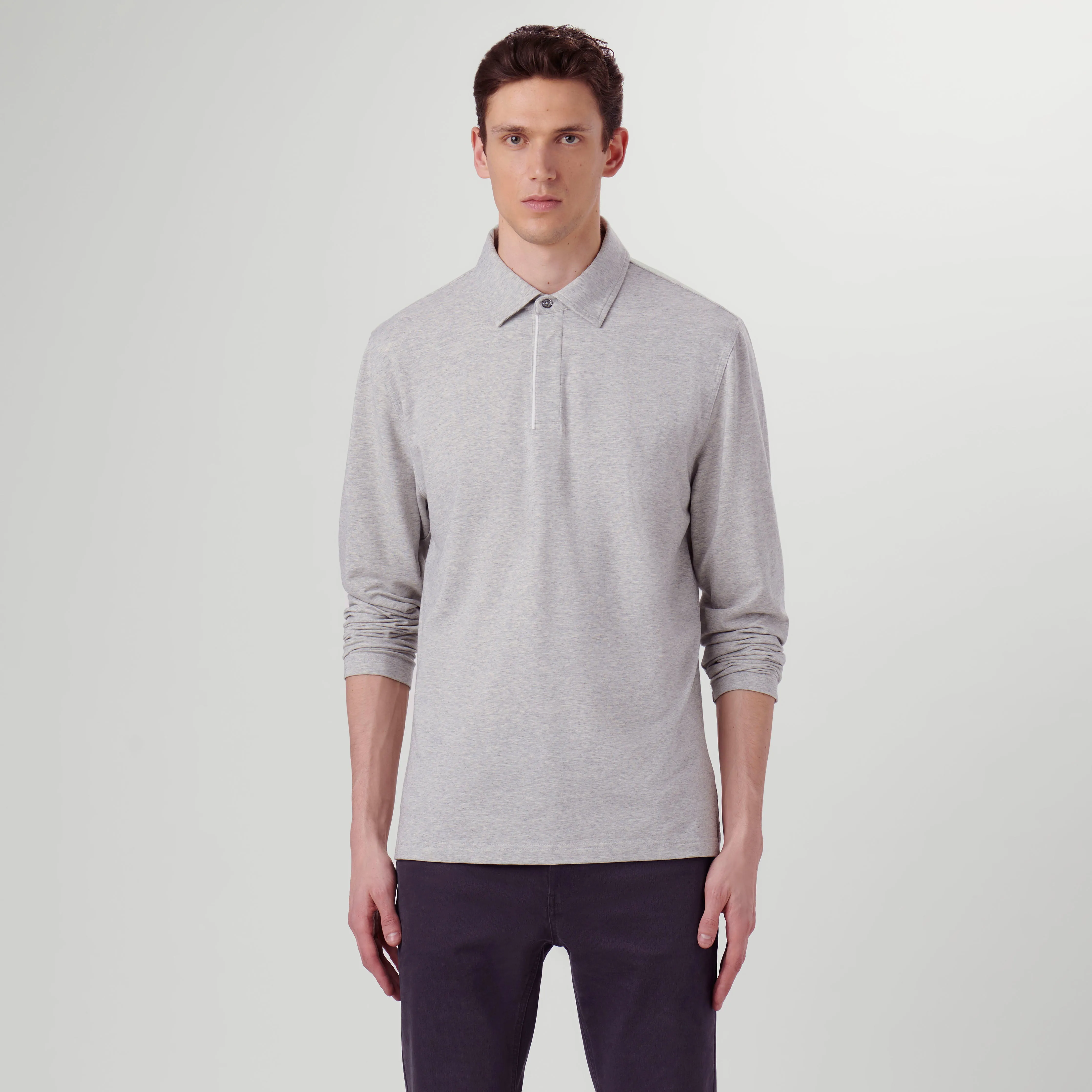 Long-sleeved Polo Shirt