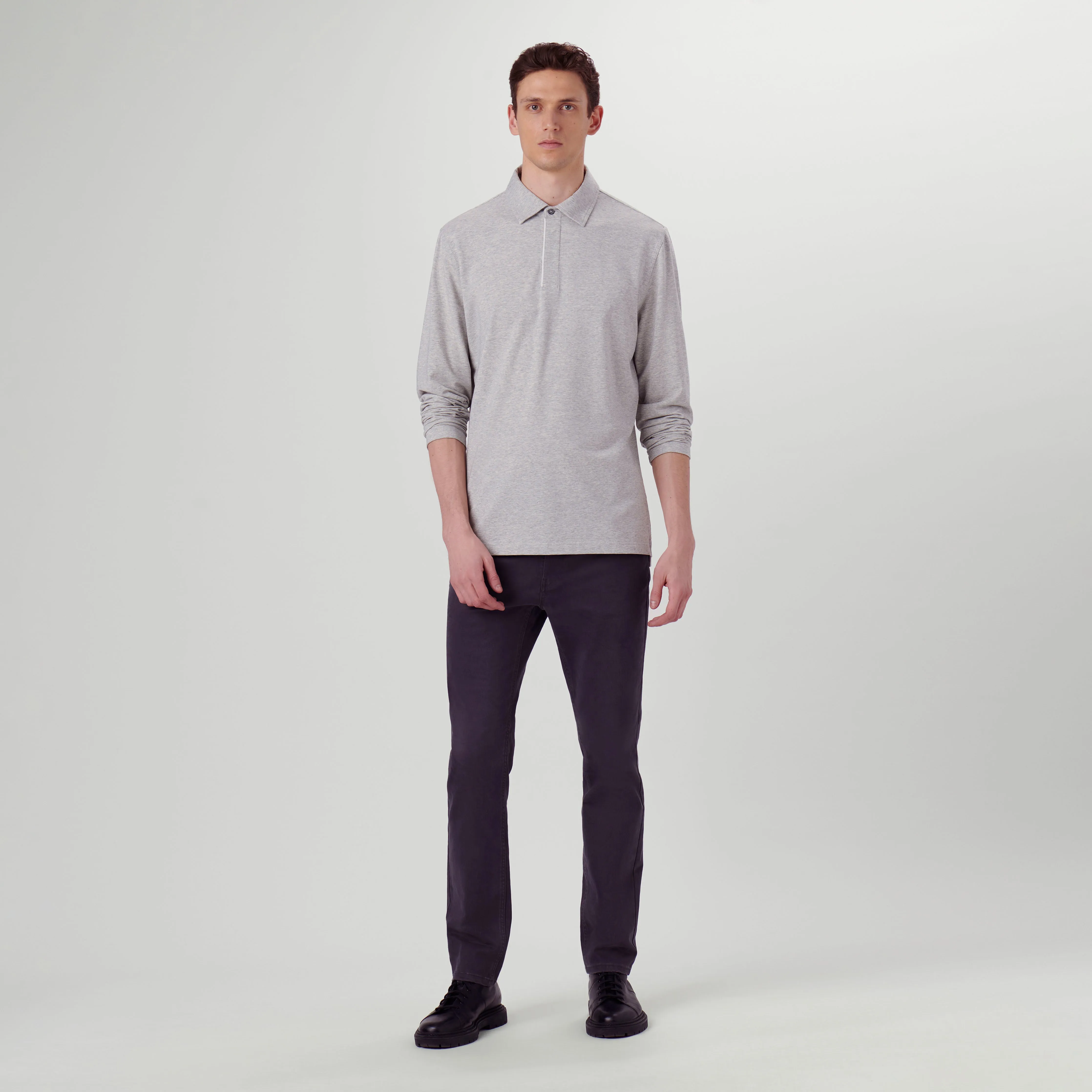 Long-sleeved Polo Shirt