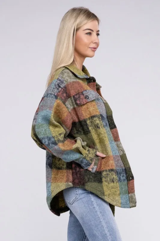 Loose Fit Shirt Jacket