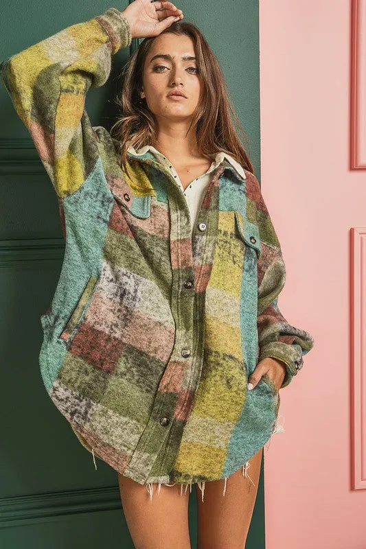 Loose Fit Shirt Jacket