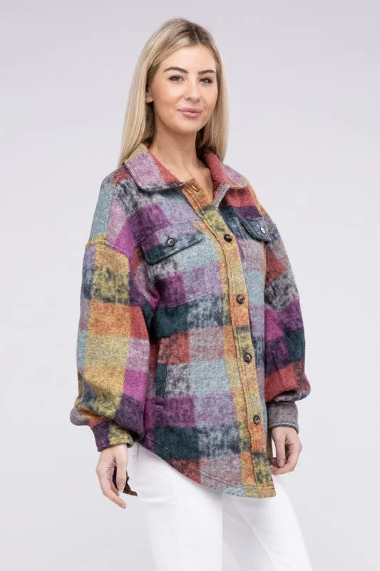 Loose Fit Shirt Jacket