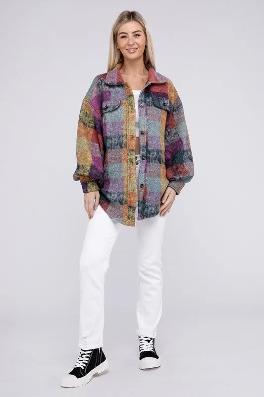 Loose Fit Shirt Jacket