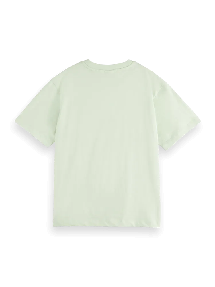 Loose Fit Wildflower Artwork T-shirt - Seafoam 169667