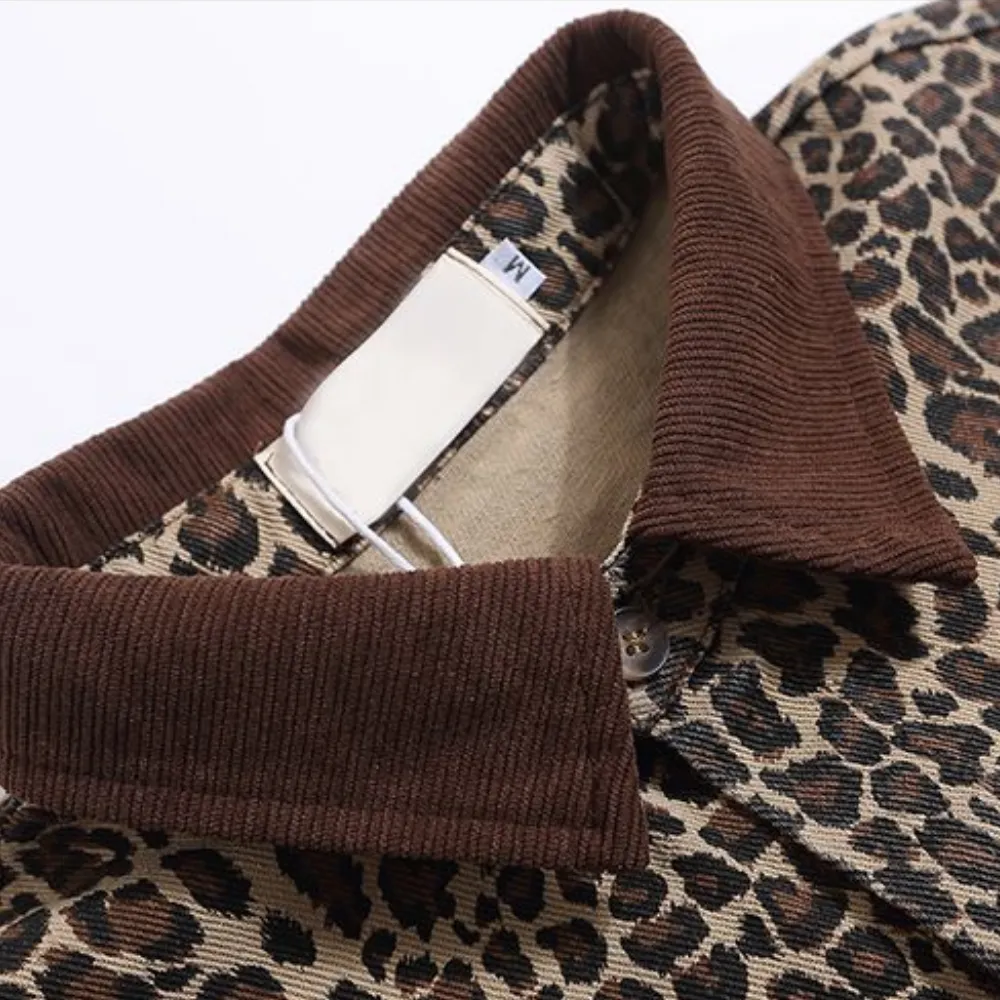 Loose Leopard Shirt