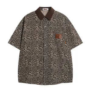 Loose Leopard Shirt