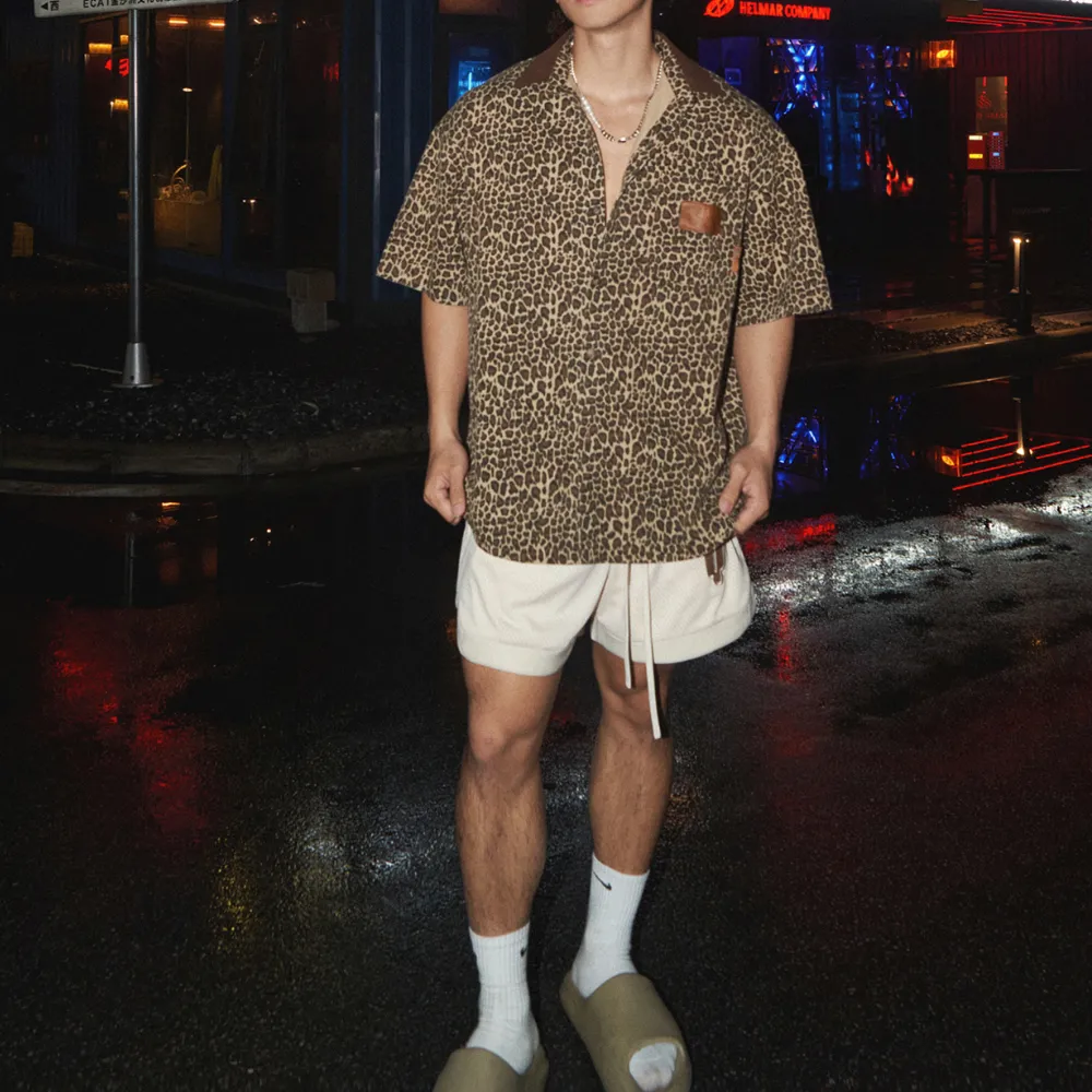 Loose Leopard Shirt