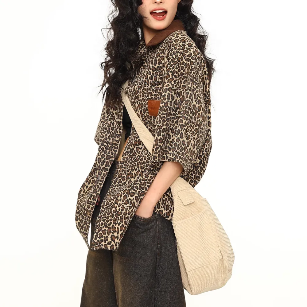 Loose Leopard Shirt