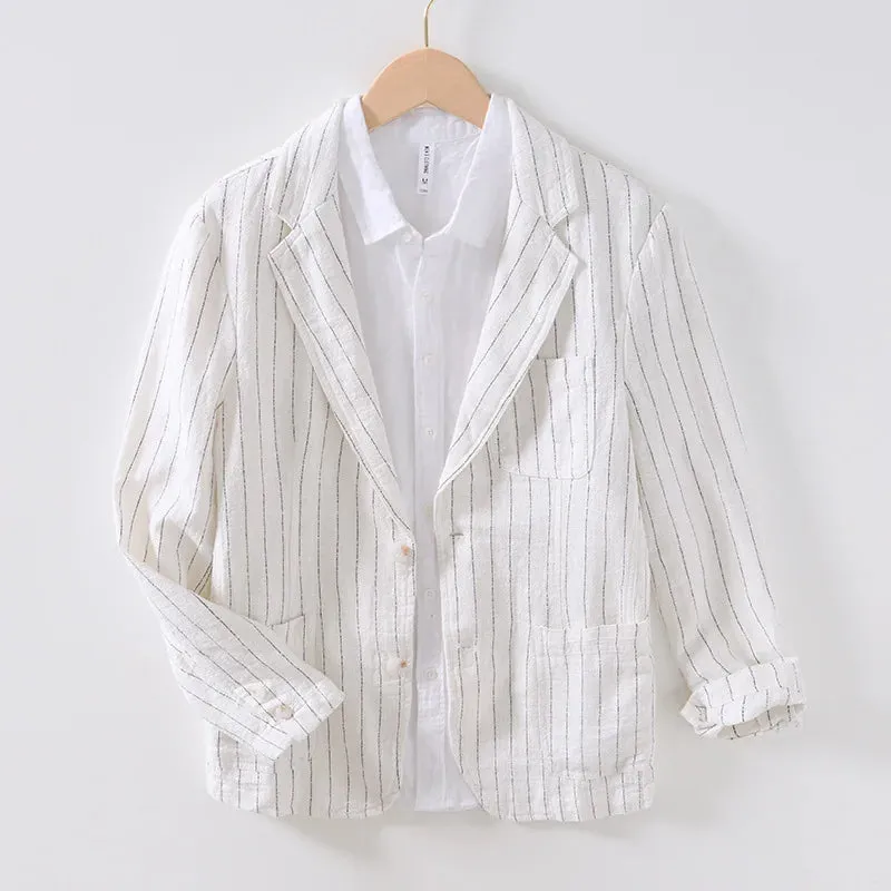 Lorenzo Premium Linen Blazer