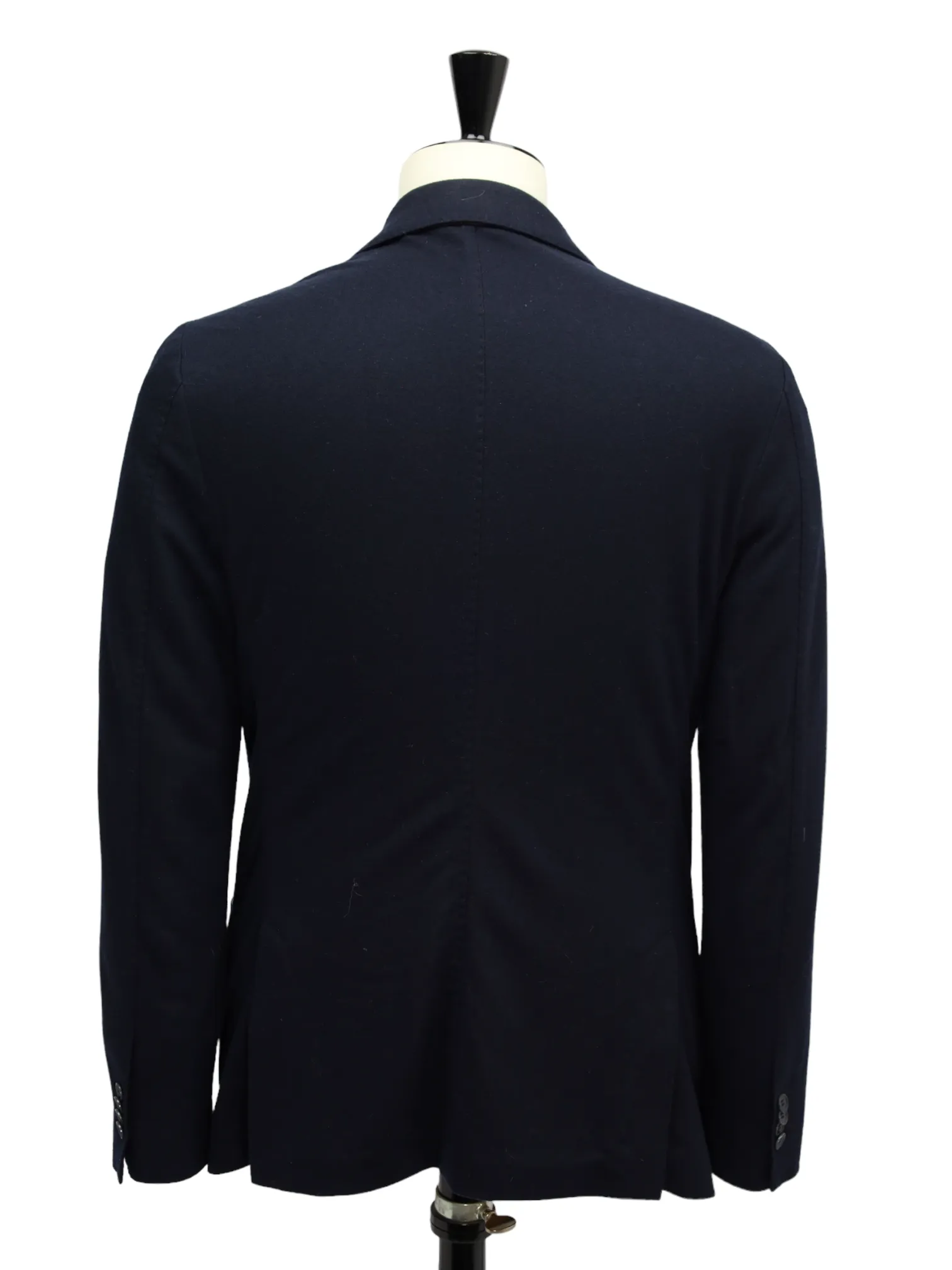 Loro Piana Navy Cashmere Jersey Knitted Blazer