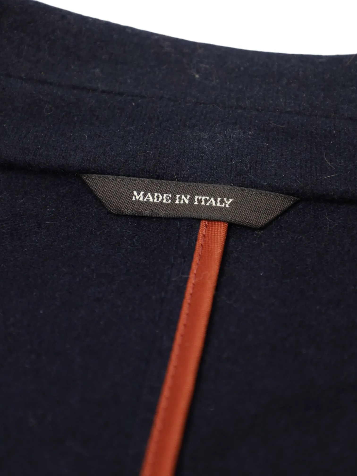 Loro Piana Navy Cashmere Jersey Knitted Blazer