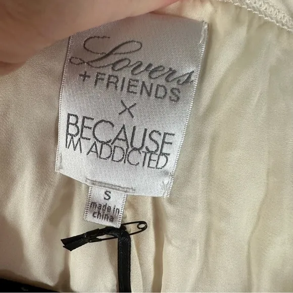 Lovers   Friends Because Im Addicted en Vogue Cream Metallic Tweed Blazer NWT S