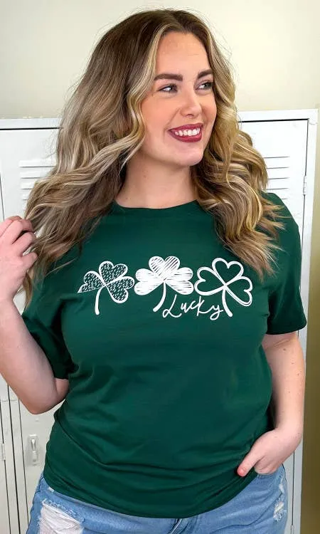 Lucky Clovers Graphic Tee * on sale