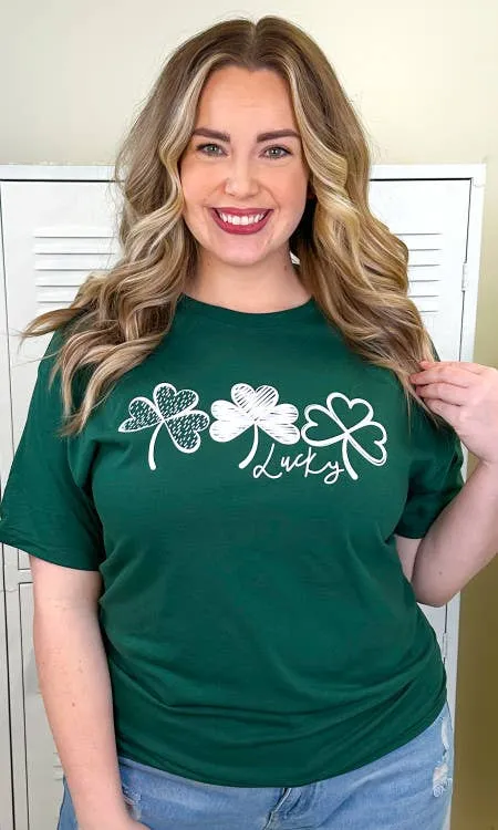 Lucky Clovers Graphic Tee * on sale