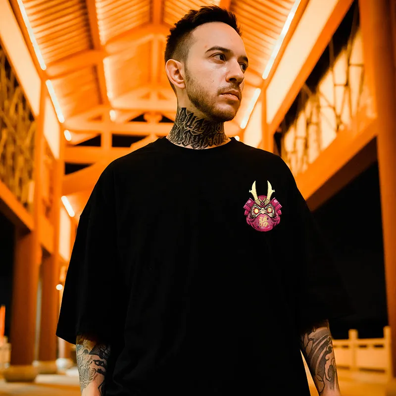 Lucky Daruma Samurai Loose Shirt